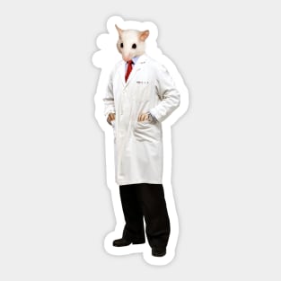 Scientist Mouse Sticker